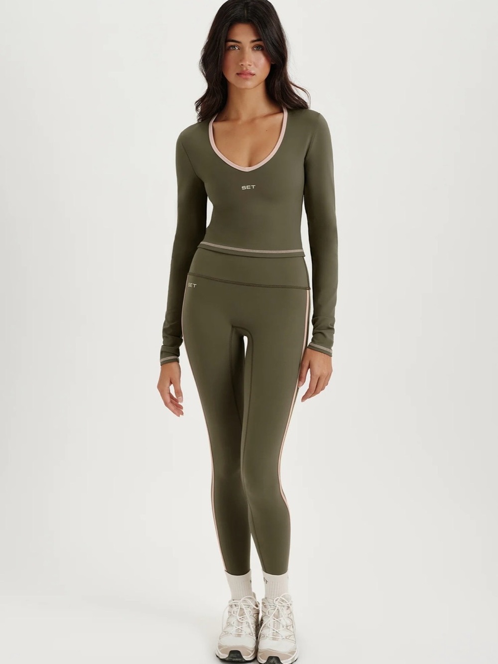 SET Active Leggings and Long Sleeve Top
